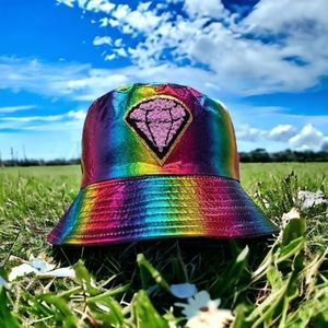 Metallic Multicolor Bucket Hat